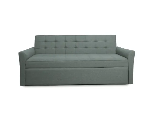 Zenith Sofa Cum Bed in Mineral Green